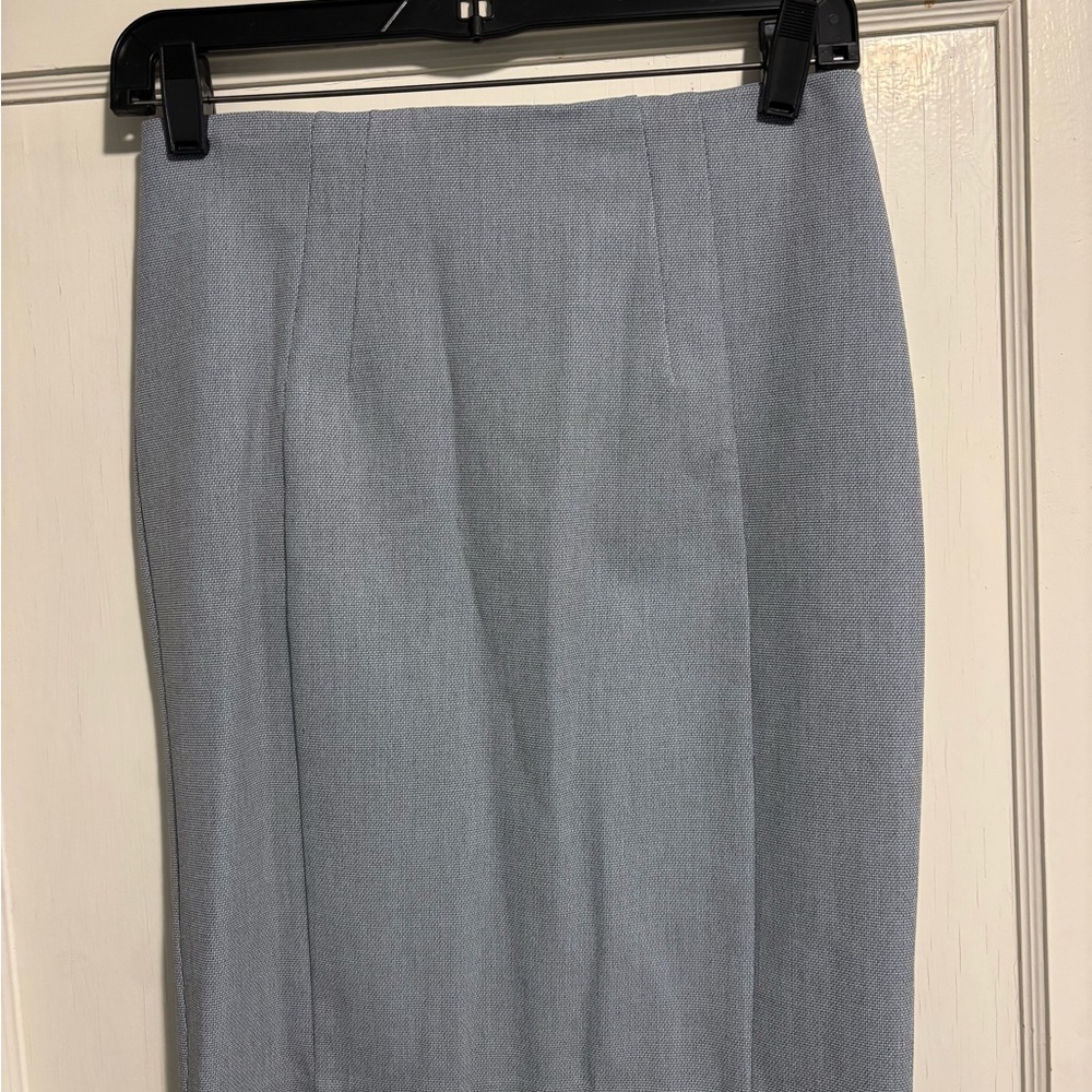 Express Light Gray Pencil Skirt